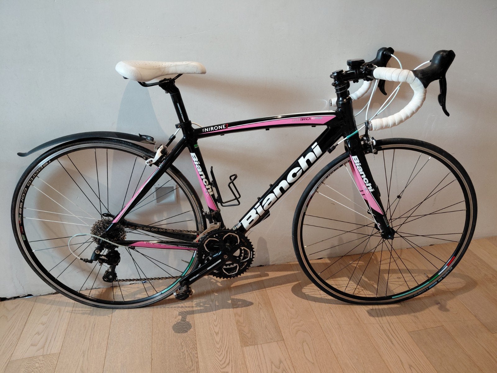 Koersfiets Bianchi, Fietsen en Brommers, 28 inch, Aluminium, Minder dan 49 cm, Zo goed als nieuw