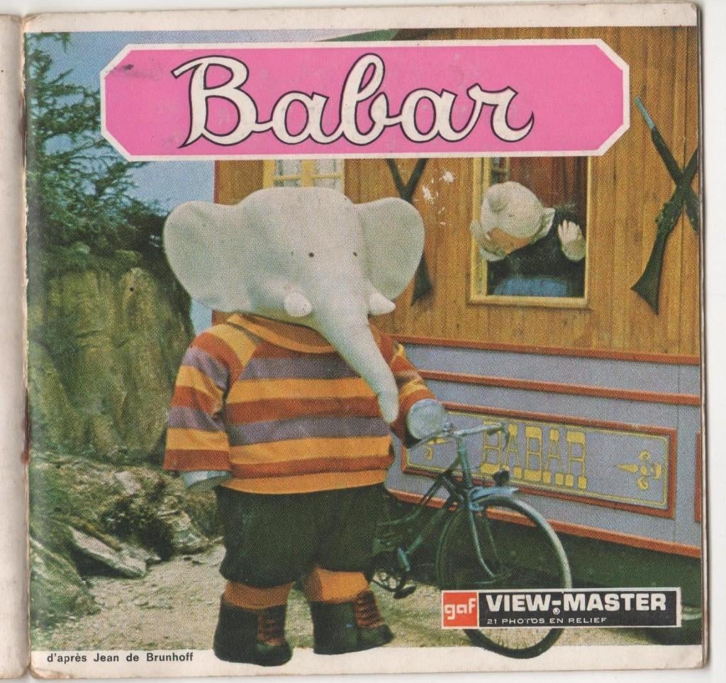 View-master Babar  B 419 Livret FR, Enlèvement ou Envoi