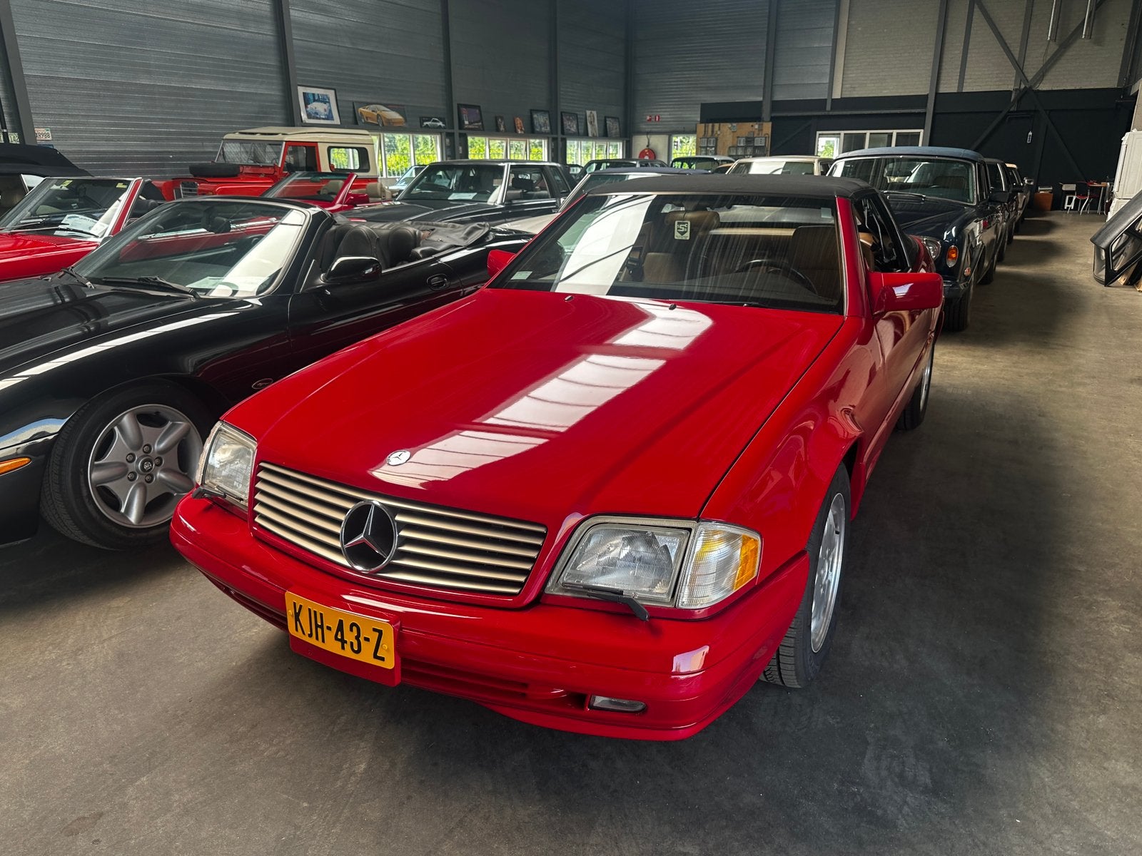 Mercedes-Benz SL-Klasse 320 SL Belastingvrij !!!!!!!!!!!, Auto's, Automaat, Achterwielaandrijving, Beige, Cabriolet