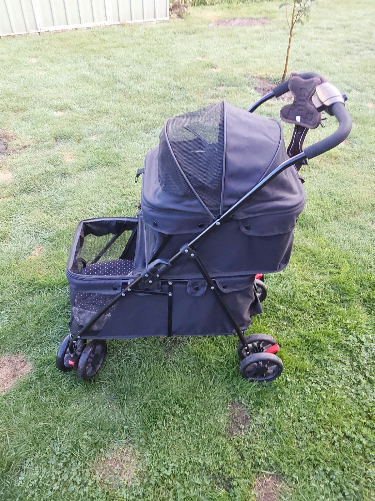 Buggy  voor 2 hondjes, Dieren en Toebehoren, Ophalen, Zo goed als nieuw, Hondenbuggy