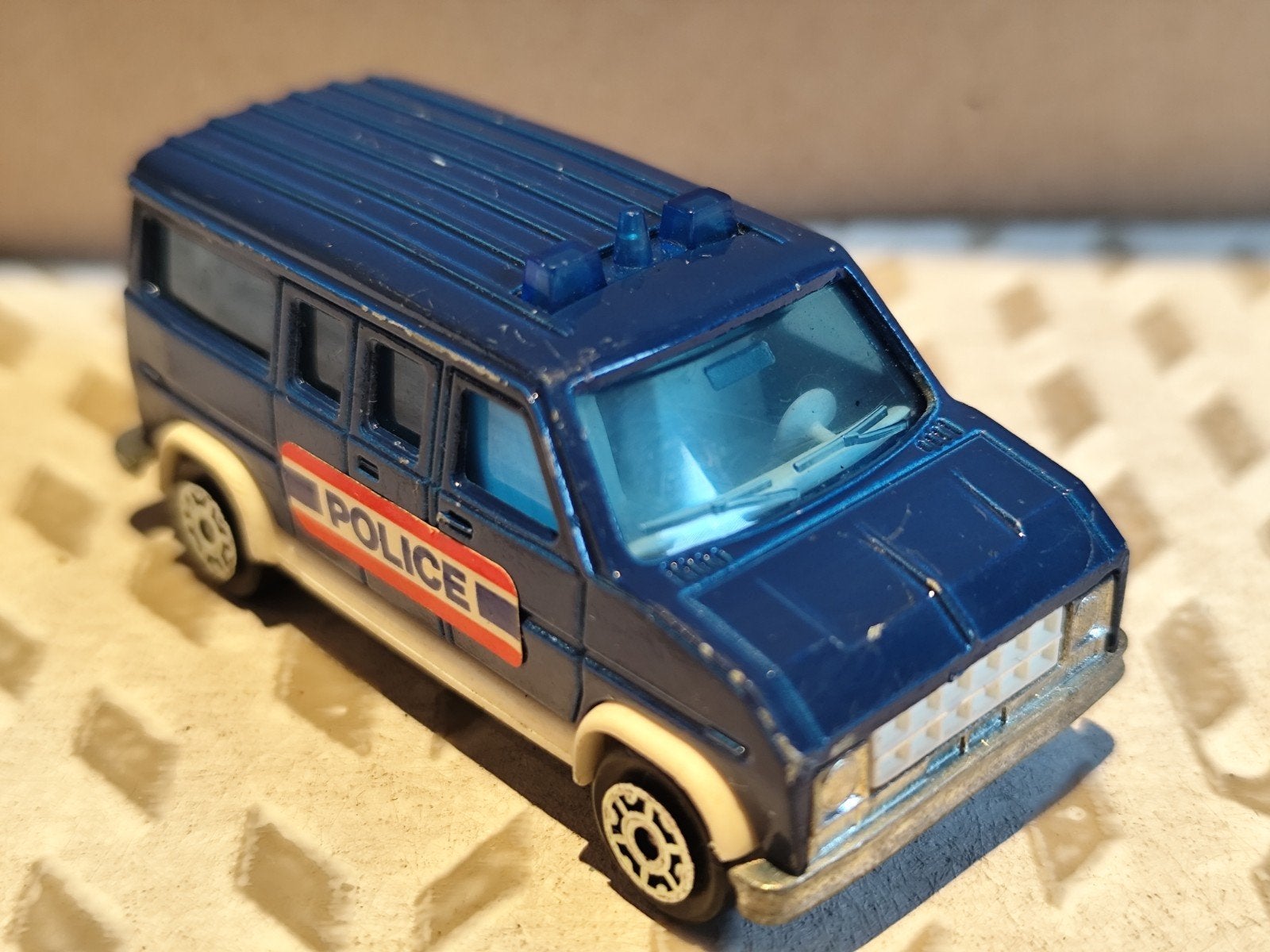 Fourgon Police Vintage MAJORETTE - Miniature 1980, Enlèvement ou Envoi