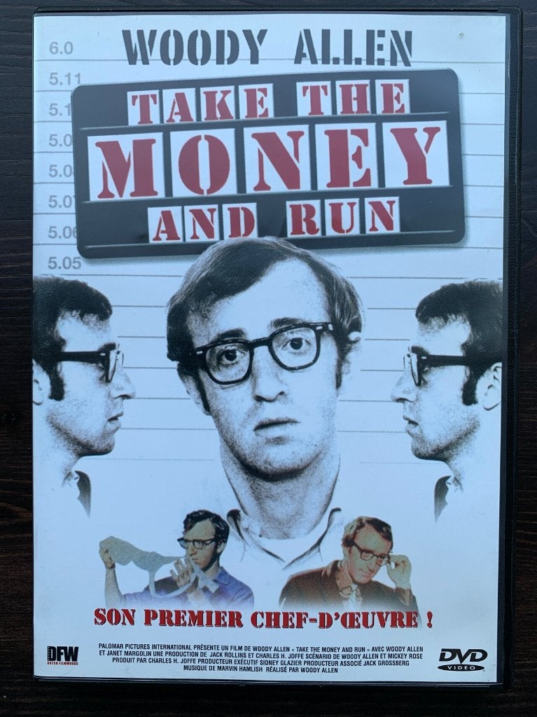 Prends l'oseille et tire-toi (Take the money and run) - DVD, Tous les âges, Enlèvement ou Envoi, Comme neuf, Comédie d'action