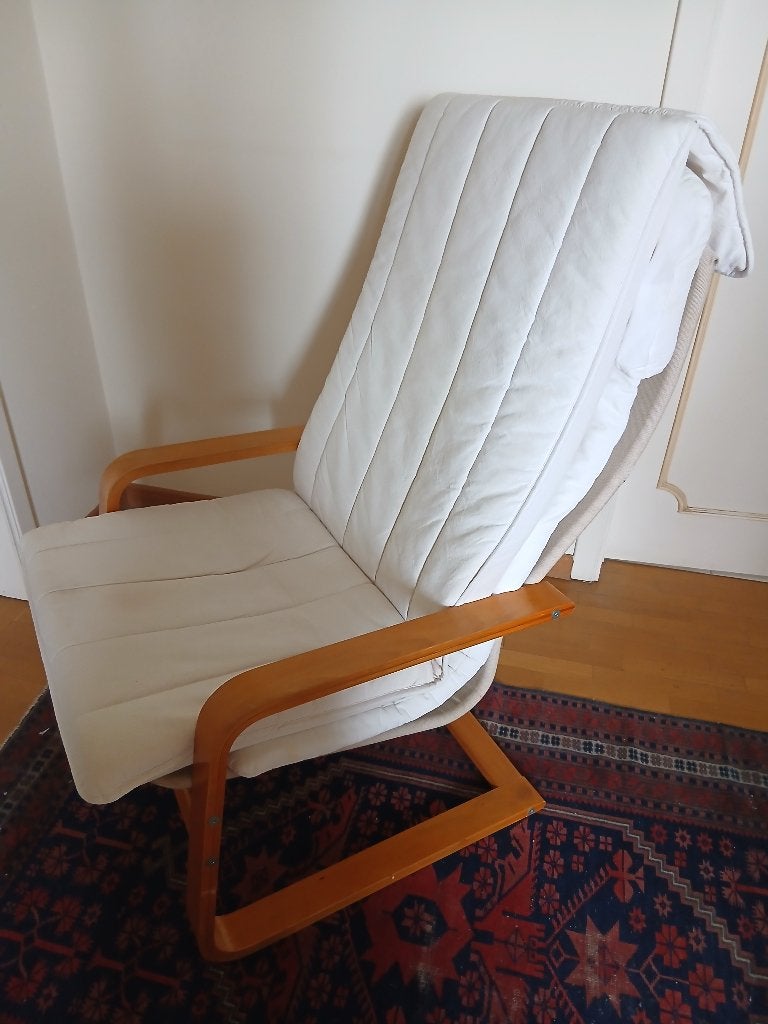 Fauteuil Ikéa Poang, Moins de 75 cm, Enlèvement, Utilisé, 50 à 75 cm