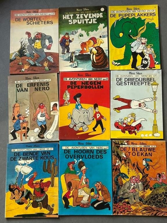 Nero en Lucky Luke, Boeken, Meerdere stripboeken, Ophalen of Verzenden, Gelezen