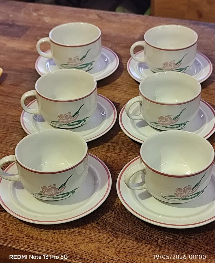 Service tasse Tulowice made in poland, Enlèvement ou Envoi