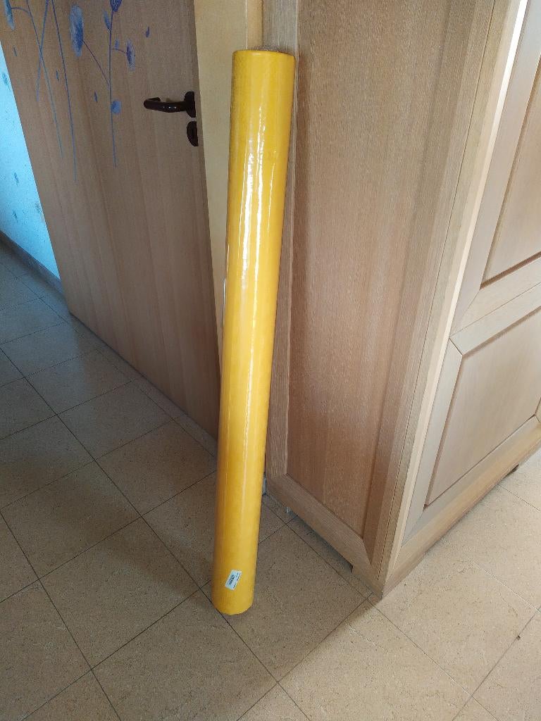 rol damast tafelkleedpapier goudgeel 1,20 x 50 m, Huis en Inrichting, Tafelkleden, Ophalen, Nieuw, Binnen