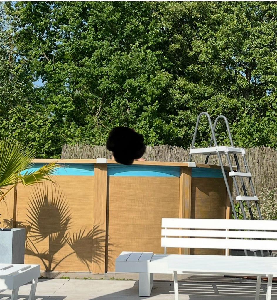 Zwembad en toebehoren te koop, Gebruikt, Rond, 300 cm of meer, Opzetzwembad