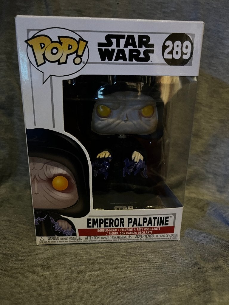12. Funko Pop ! Star Wars - Empereur Palpatine #289, Collections, Enlèvement ou Envoi, Comme neuf, Statue ou Buste