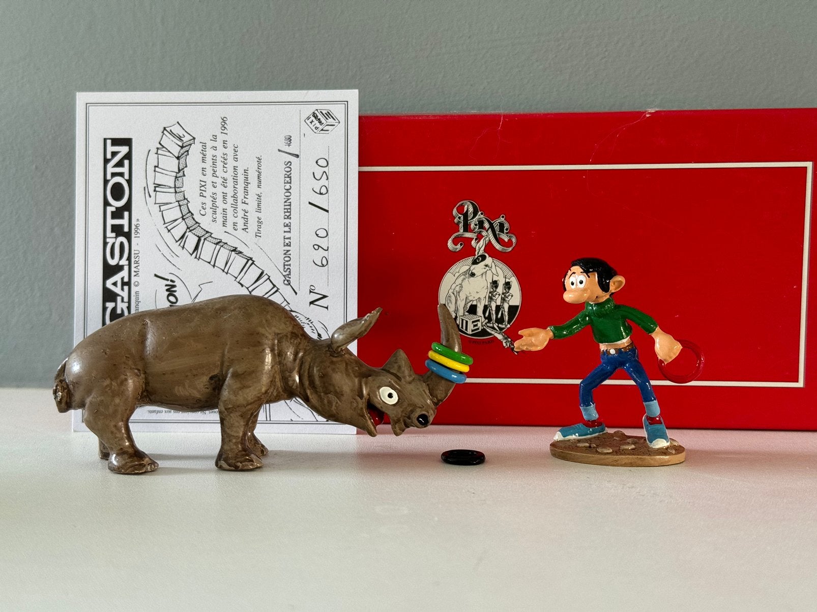 Gaston en de neushoorn Pixi - Franquin, Ophalen of Verzenden, Zo goed als nieuw