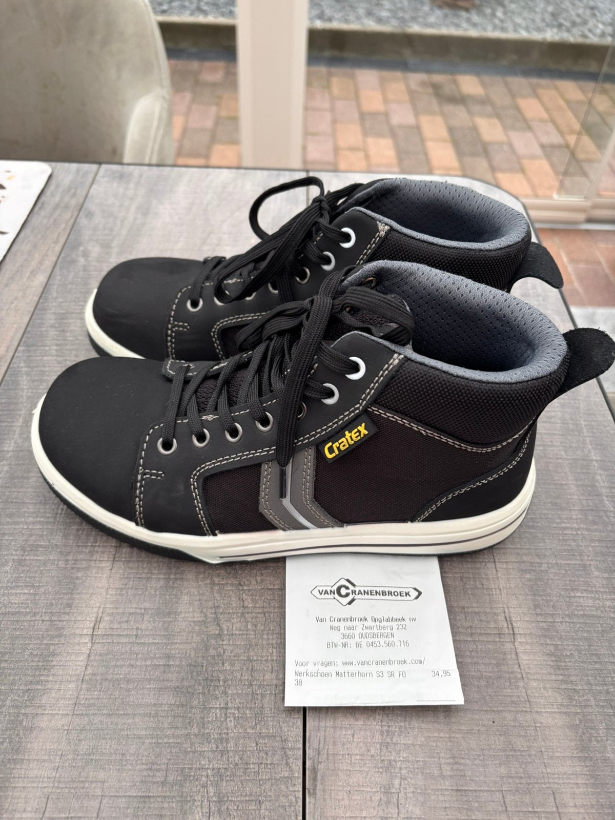 Werkschoenen cratex 38, Bricolage & Construction, Vêtements de sécurité, Enlèvement ou Envoi, Neuf