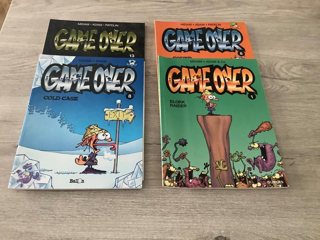 Game Over verschillende strips (2004-2015), Livres, BD, Comme neuf, Plusieurs BD, Enlèvement ou Envoi