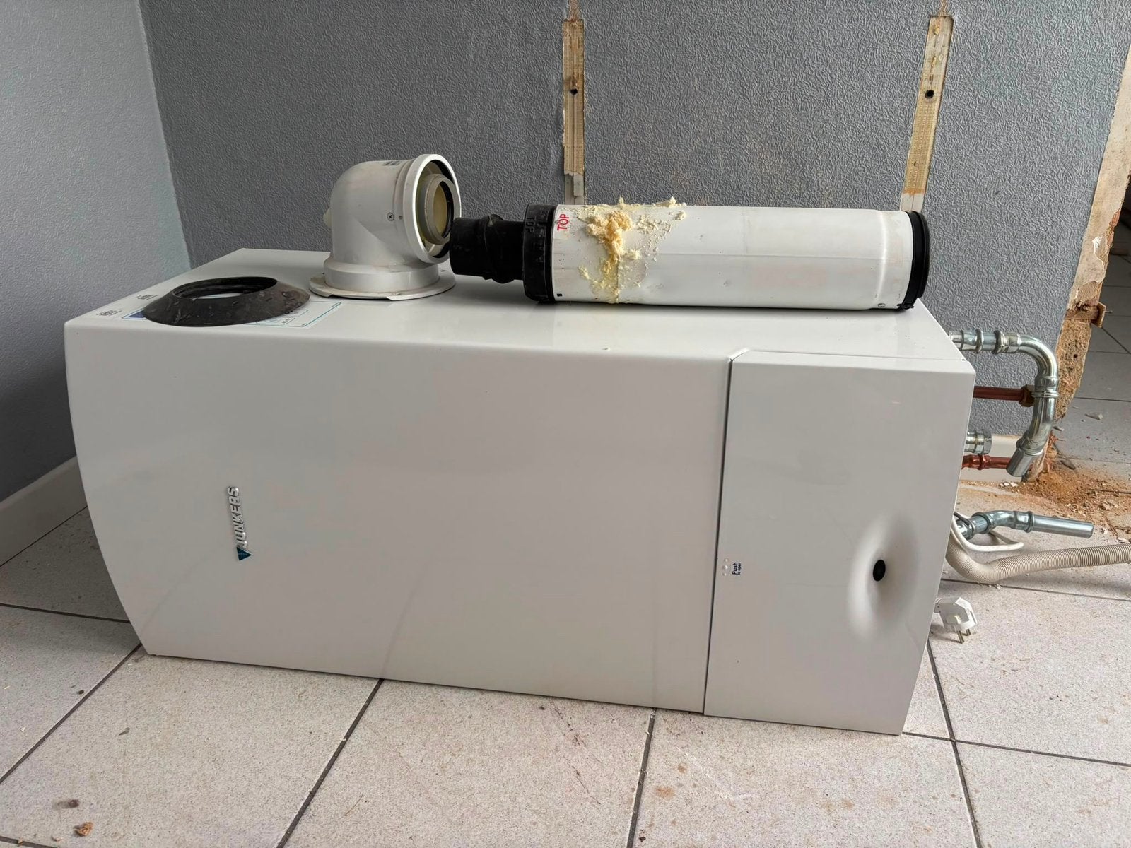 Boiler, Enlèvement