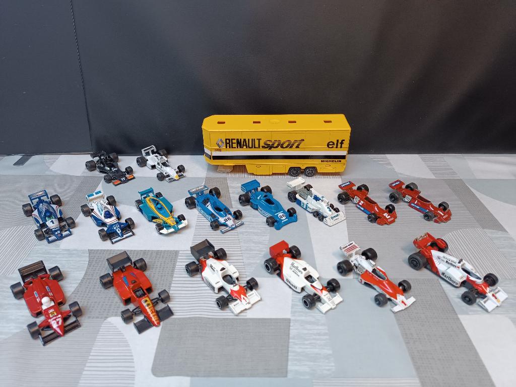 F1 - Matchbox - Majorette - Polistil Tomica Welly Hot Wheels, Ophalen of Verzenden, Gebruikt, Formule 1