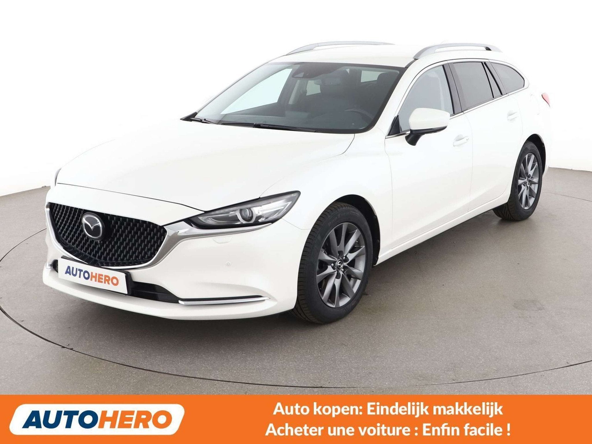 Mazda 6 2.0 Center-Line (bj 2019, automaat), Auto's, Mazda, 1998 cc, Gebruikt, 164 g/km, Wit