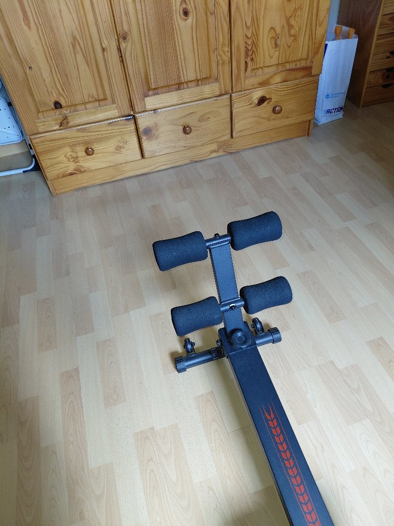 Rameur, Sports & Fitness, Appareils de fitness, Rameur, Comme neuf, Enlèvement, Métal