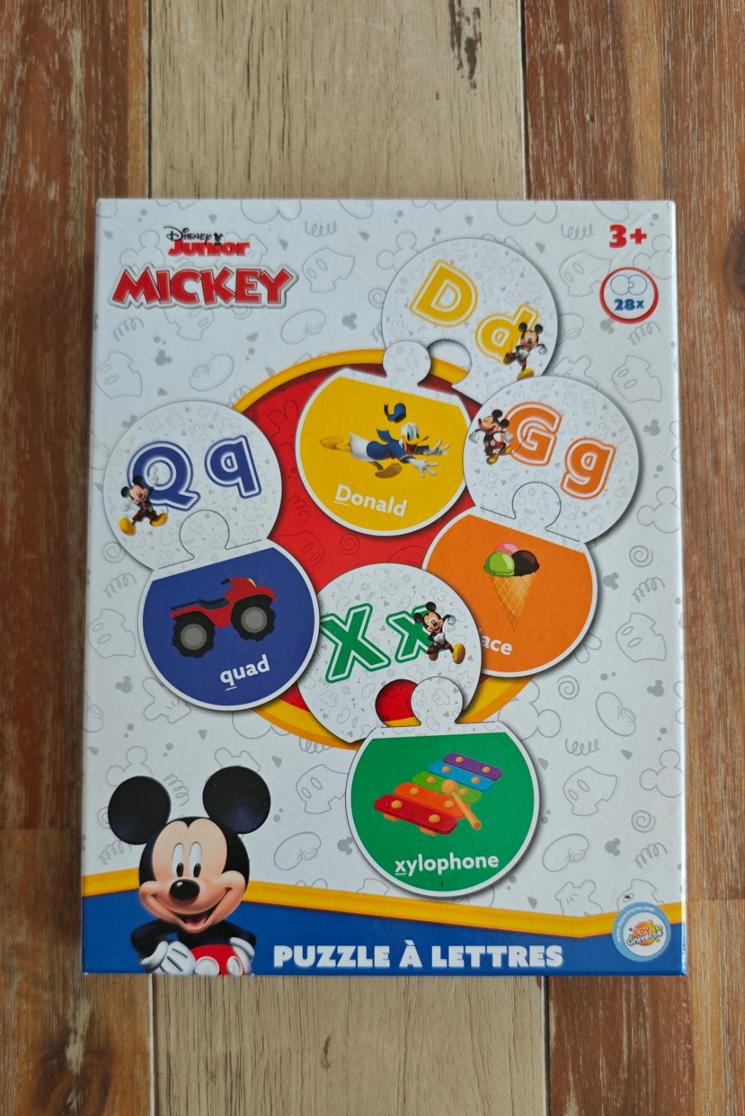 Puzzle à lettres Mickey Disney Junior, Enlèvement ou Envoi, Neuf