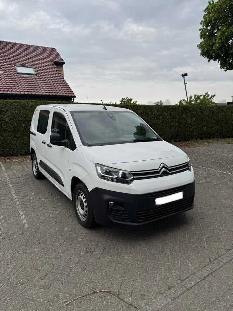 Citroen berlingo 1.5Bluehdi 2021, 75 kW, Stof, Wit, Berlingo