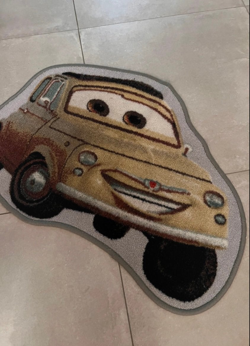 badmat Disney cars, Ophalen of Verzenden, Overige figuren, Nieuw, Kleding of Textiel