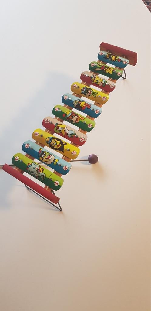 Vintage kinderspeelgoed xylofoon '60, Ophalen of Verzenden