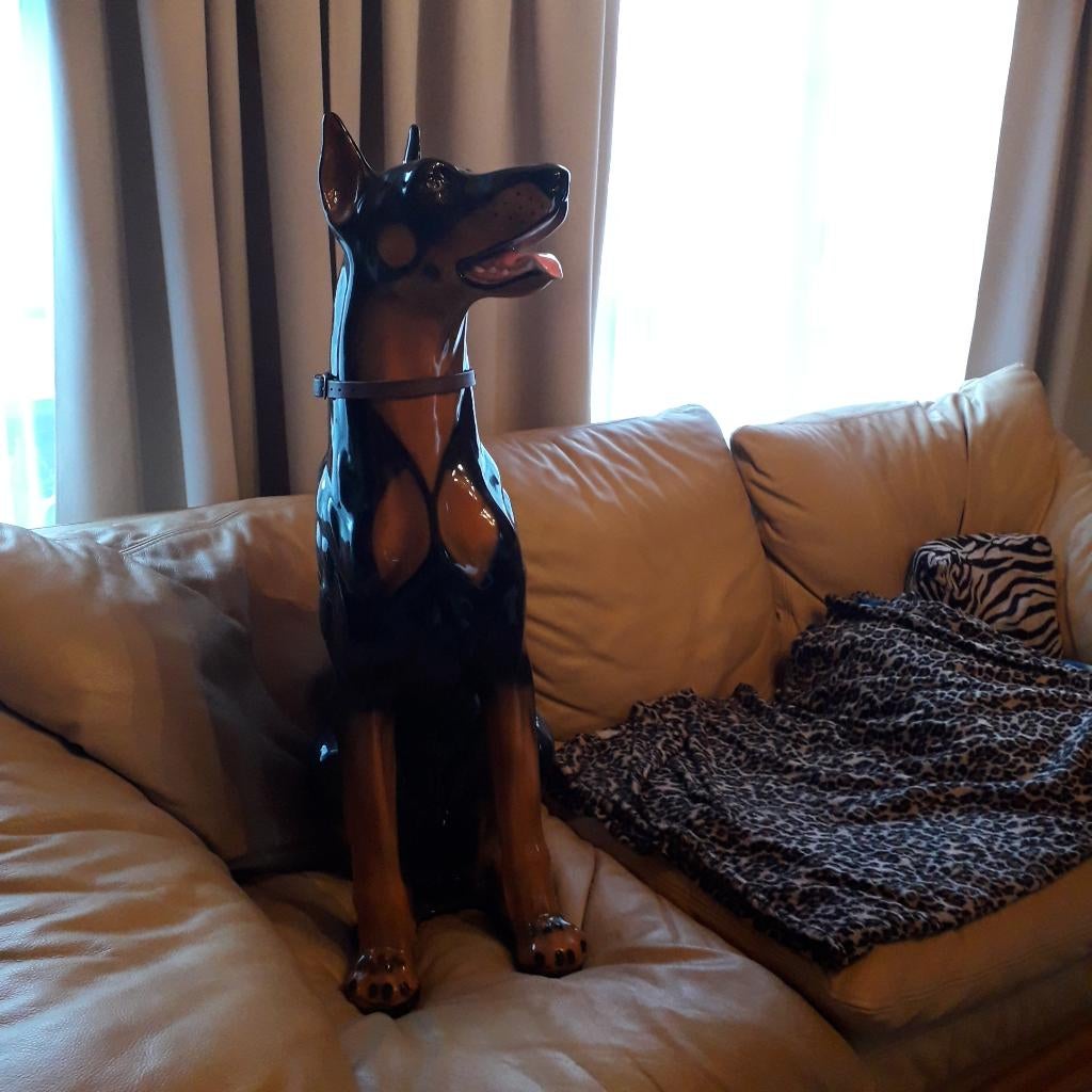 dobermann beeld, Enlèvement, Comme neuf, Animal