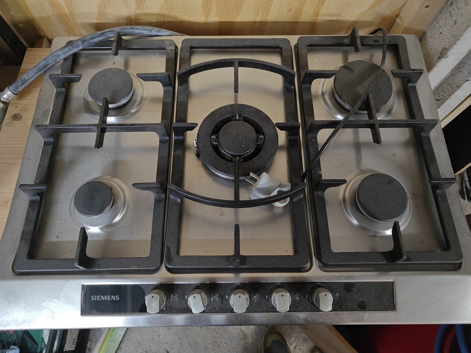 gas fornuis 11kw Siemens inbouw, Ophalen, Gebruikt, Inbouw, Gas