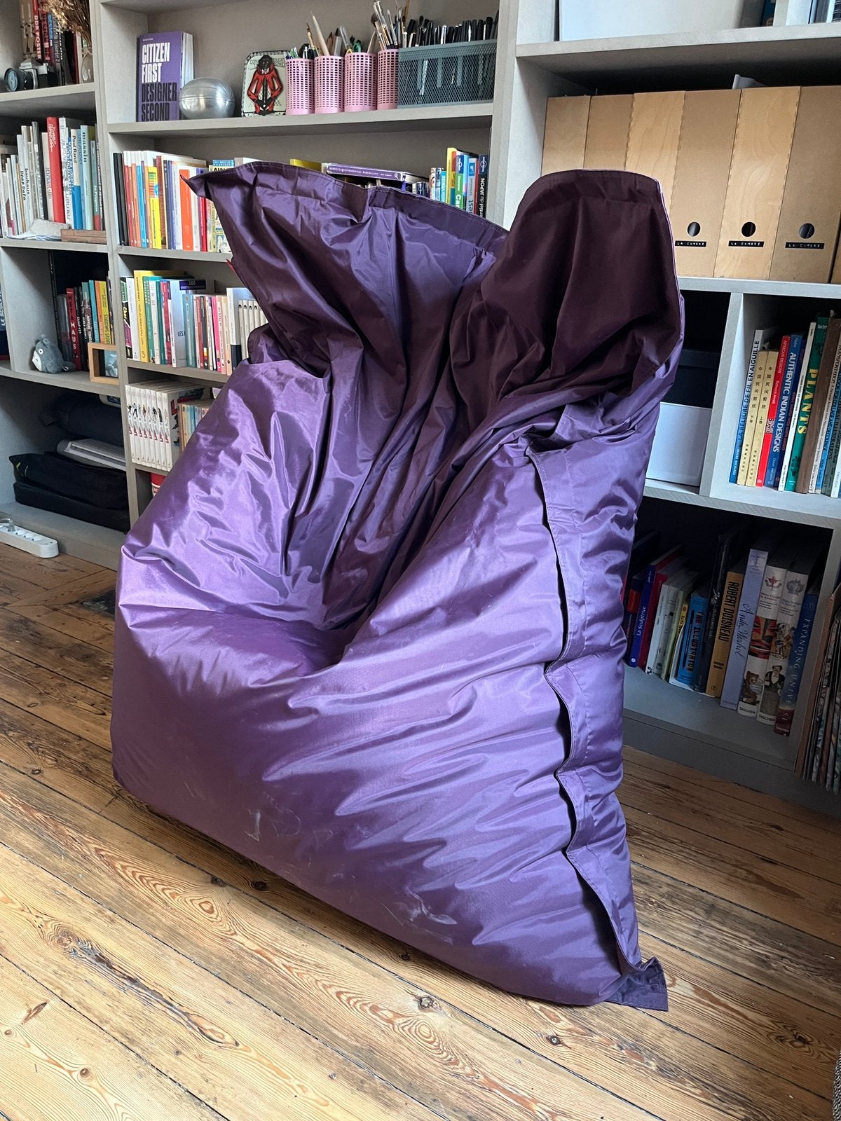 Pouf Fatboy Purple, Ophalen, Zo goed als nieuw, Zitzakstoel