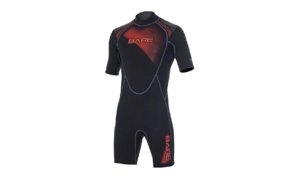 Bare Sport 2mm Shorty Red man size S - Nieuw aan 69€, Watersport en Boten, Duiken, Ophalen of Verzenden, Nieuw, Duikpak