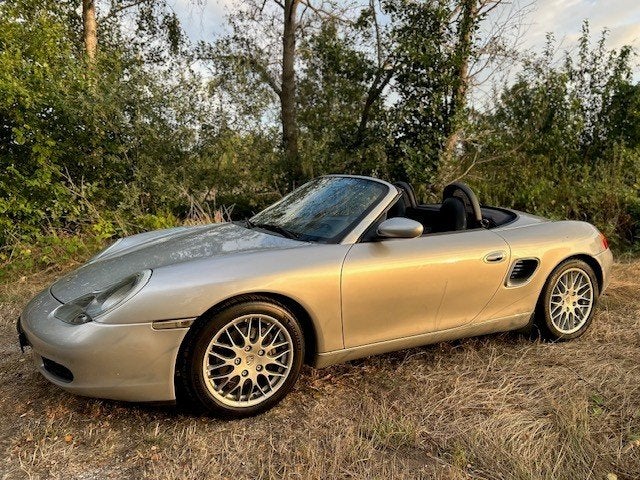 Porsche Boxster 2.7i 220pk, Sport Classic velgen, 113700km, Autos, Cuir, Argent ou Gris, Achat, Climatisation automatique