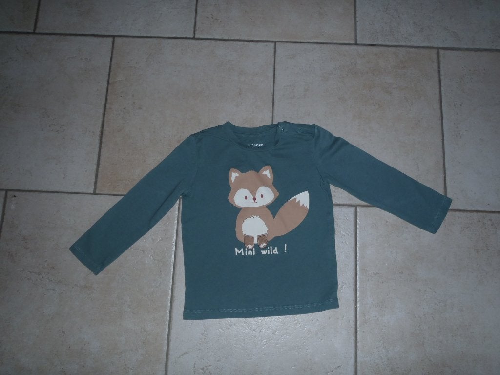 T-shirt met lange mouwen maat 86, Kinderen en Baby's, Babykleding | Maat 86, Ophalen of Verzenden, Zo goed als nieuw, Jongetje