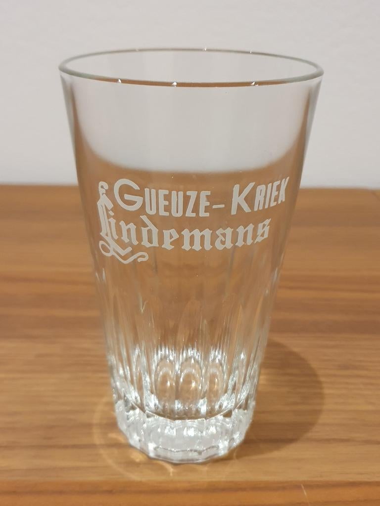 1x vintage Geuze-Kriek Lindemans glas, Collections, Enlèvement ou Envoi