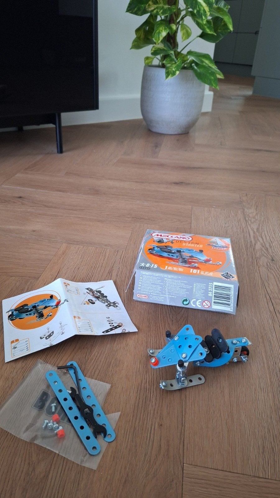 Meccano - beginner - scooter - 2715, Kinderen en Baby's, Ophalen of Verzenden, Jongen of Meisje