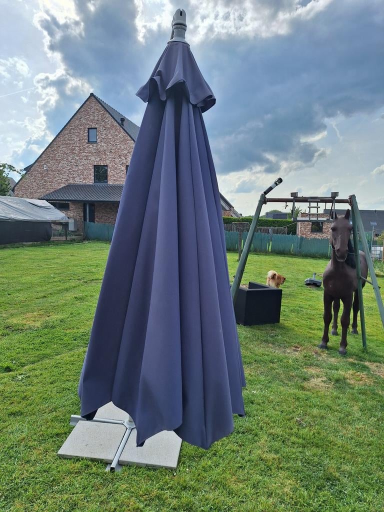paraplu van 3 meter, Ophalen