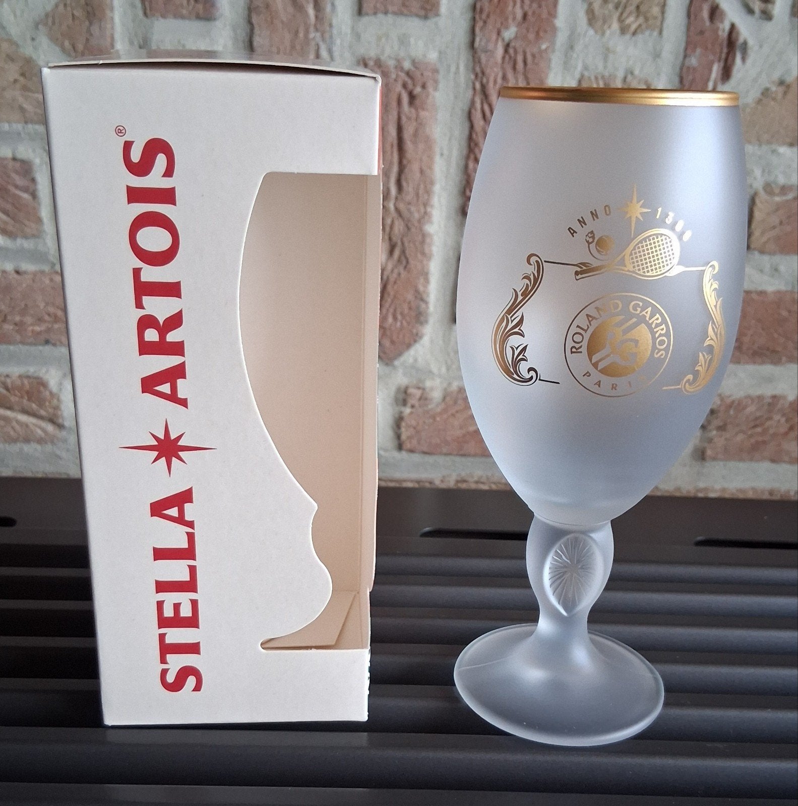 Stella artois glazen NIEUW Roland Garros.6 beschikbaar, Verzamelen, Ophalen, Stella Artois