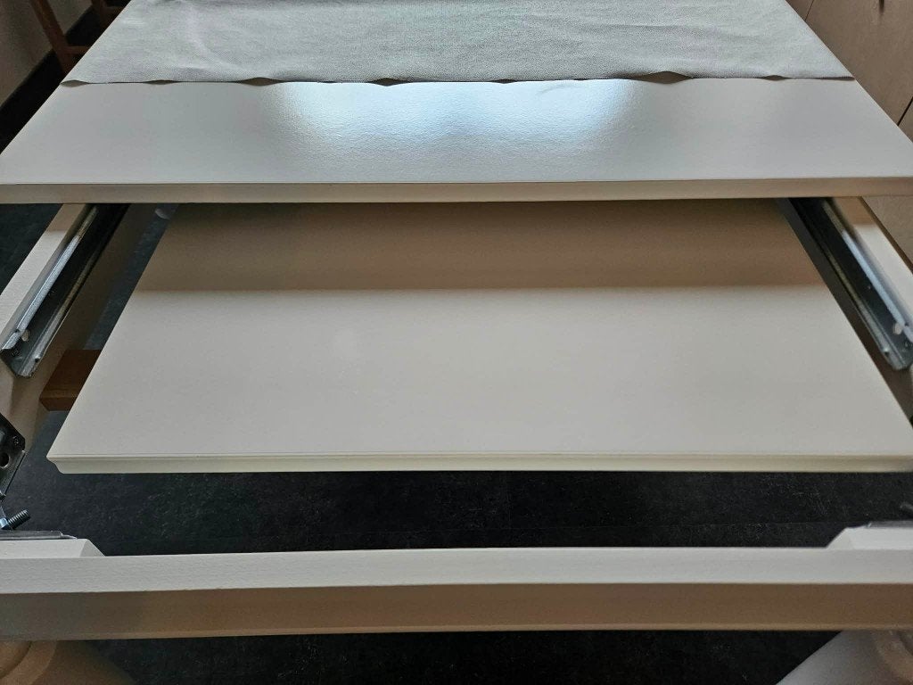 Tafel en 6 stoelen, Huis en Inrichting, Ophalen, Klassiek-modern/Scandinavisch, 50 tot 100 cm, Zo goed als nieuw