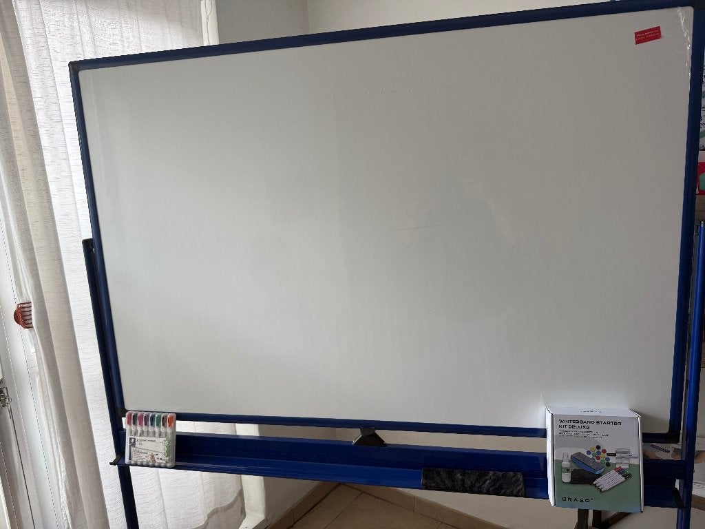 Whiteboard bijna nieuw!!, Enlèvement, Comme neuf, Tableau blanc