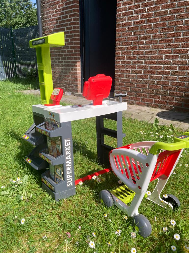Supermarkt Smoby, Gebruikt, Kunststof, Speelkeuken