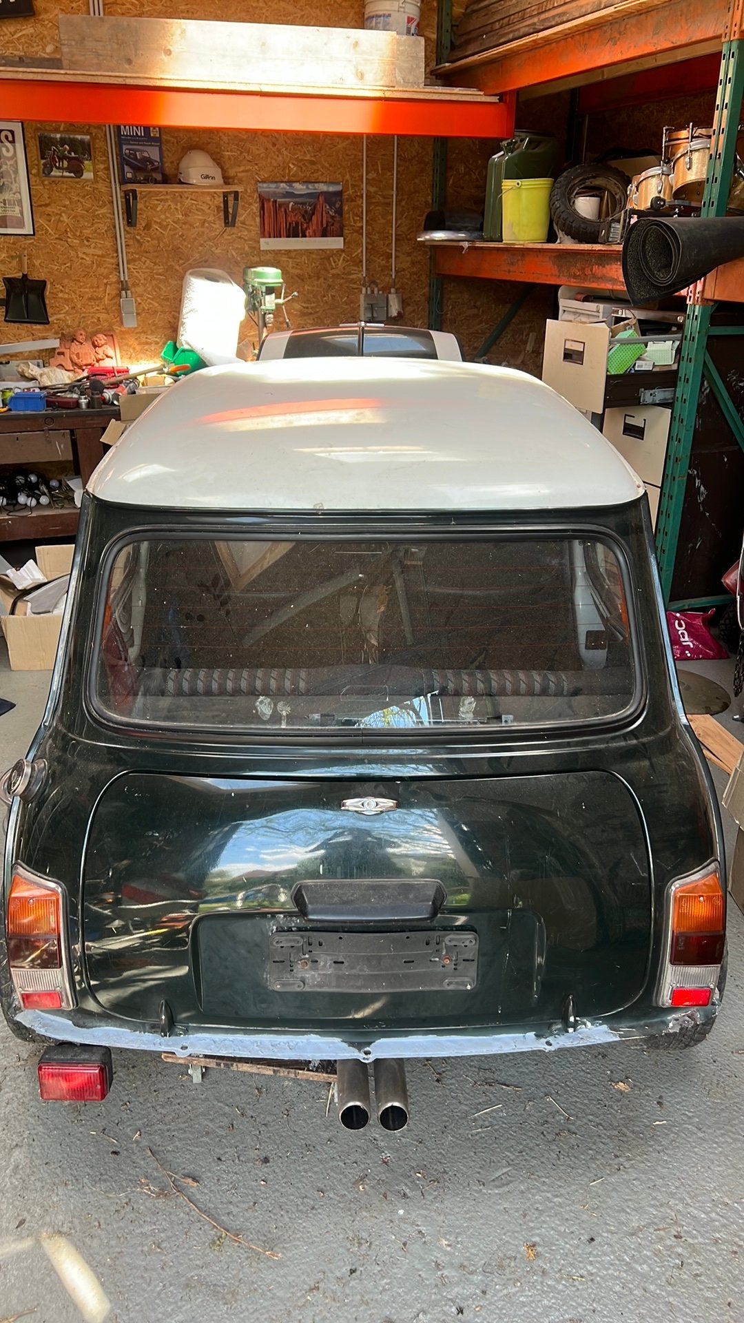 Mini cooper classic 1300cc, Auto's, Mini, Bedrijf, Cooper, Benzine, Coupé, 3 deurs, Handgeschakeld, Groen, Ophalen
