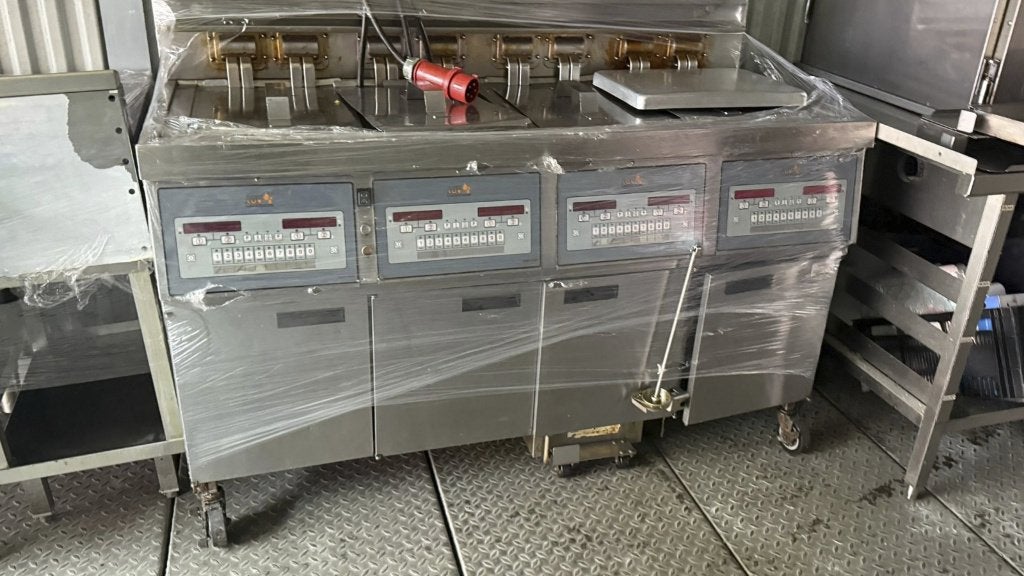 Henny Penny Lov3 elektrische open friteuses, Elektronische apparatuur, Frituurpannen, Ophalen, Zo goed als nieuw, Duo-friteuse