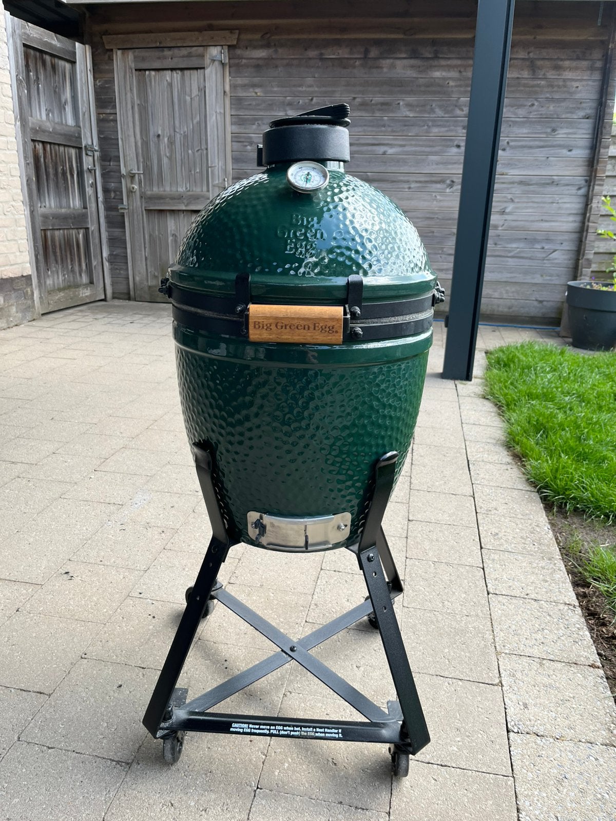 Small green egg met onderstel, niet veel gebruikt., Enlèvement, Comme neuf