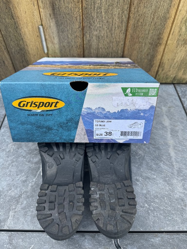 Grisport dameswandelschoenen maat 38 – zo goed als nieuw, Ophalen, Blauw, Wandelschoenen, Zo goed als nieuw