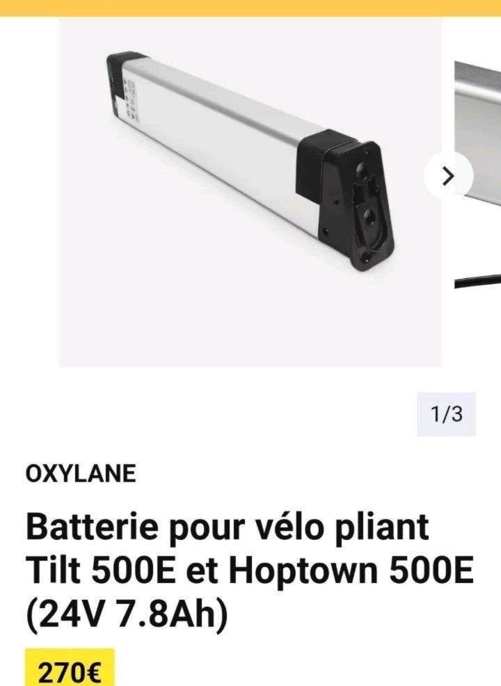 Batterie pour vélo pliant Tilt 500E et Hoptown 500E btwin, Vélos & Vélomoteurs, Enlèvement