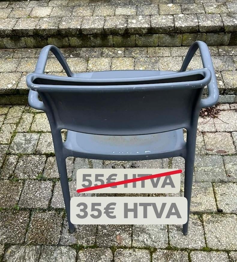 20 chaises de terrasse, Enlèvement, Utilisé, Mobilier