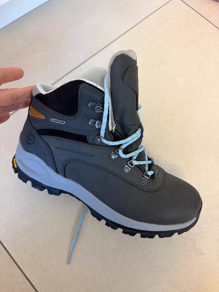 Hoge wandelschoenen dames, HI-TEC, Nieuw, Grijs, Wandelschoenen