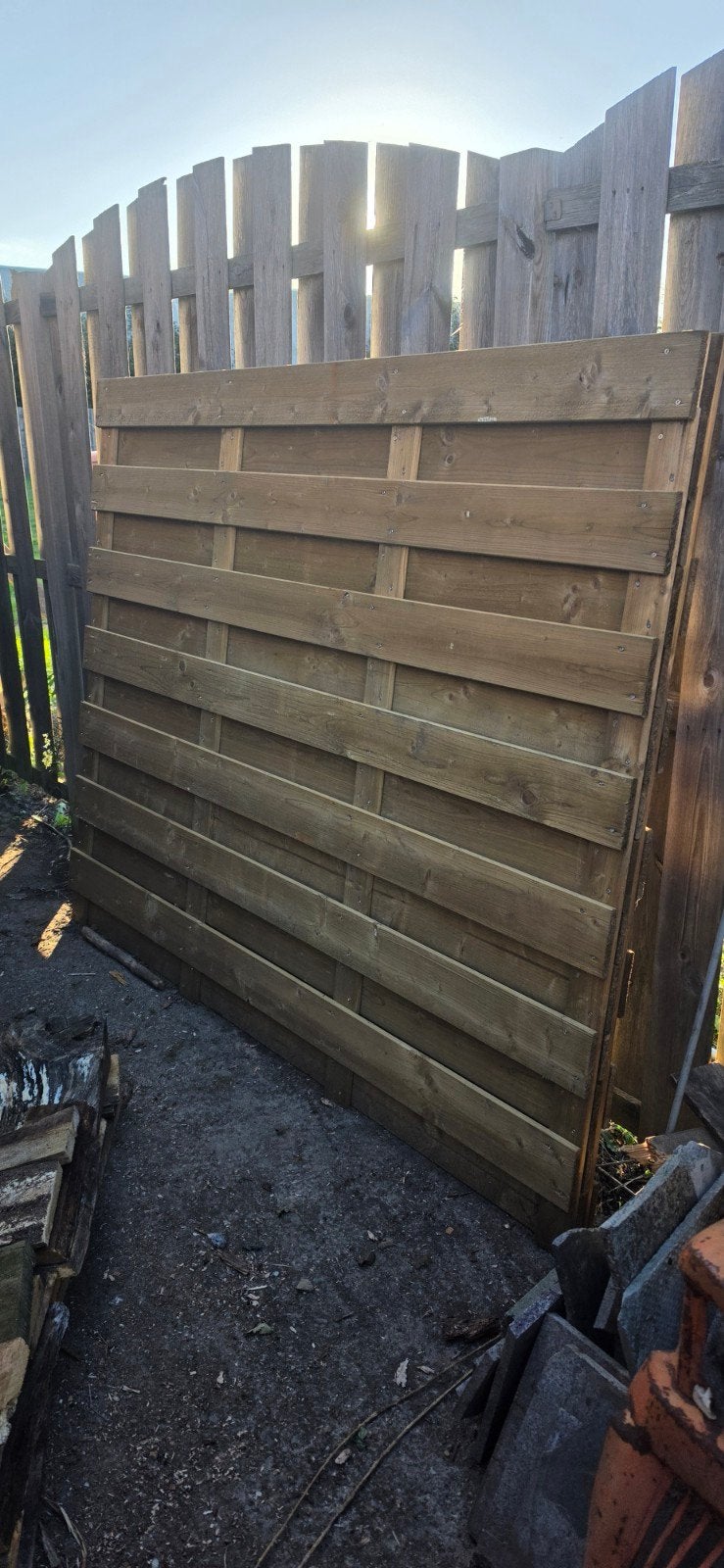 2 nieuwe tuinpalen, Tuin en Terras, Ophalen