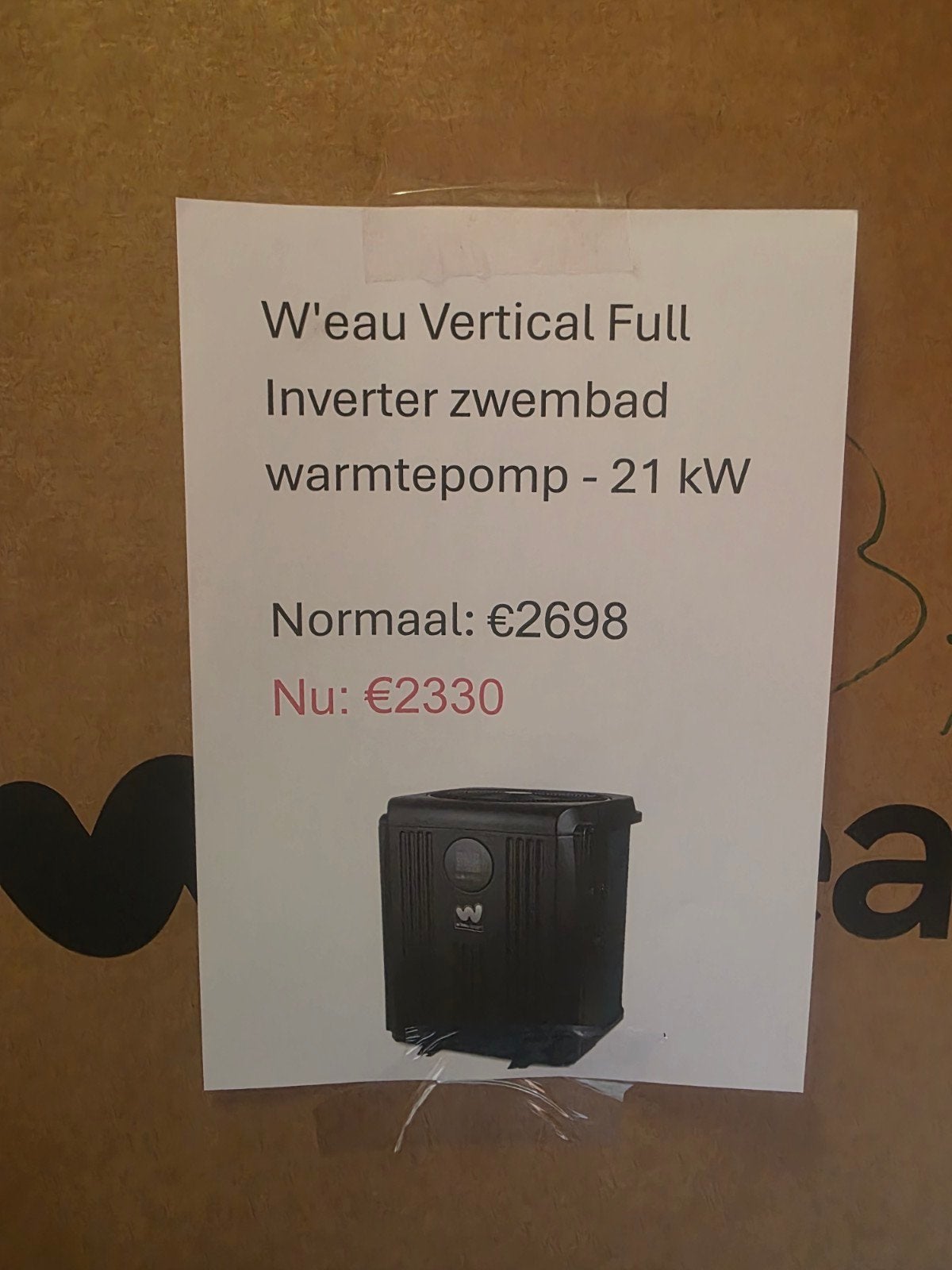 W'eau zwembad warmtepomp uitverkoop, Ophalen of Verzenden