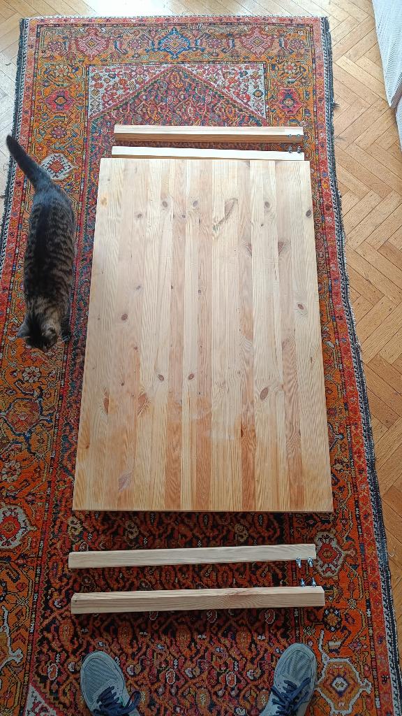 Ikea Table INGO, 120x75 cm, pin, Huis en Inrichting, Tafels | Salontafels, Ophalen, Gebruikt, 100 tot 150 cm, 50 tot 100 cm
