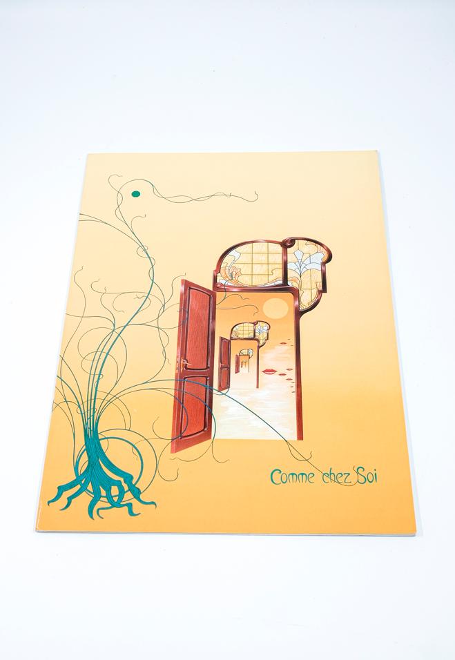 Lot de 2 menus de restaurants étoilés belges, Collections, Marques & Objets publicitaires, Enlèvement ou Envoi