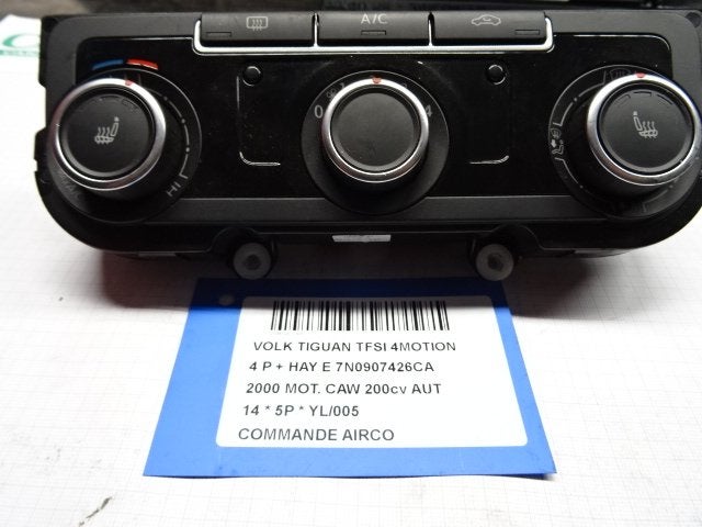 PANNEAU DE COMMANDE CLIMATISATION Tiguan (5N1 / 2), Utilisé, Volkswagen