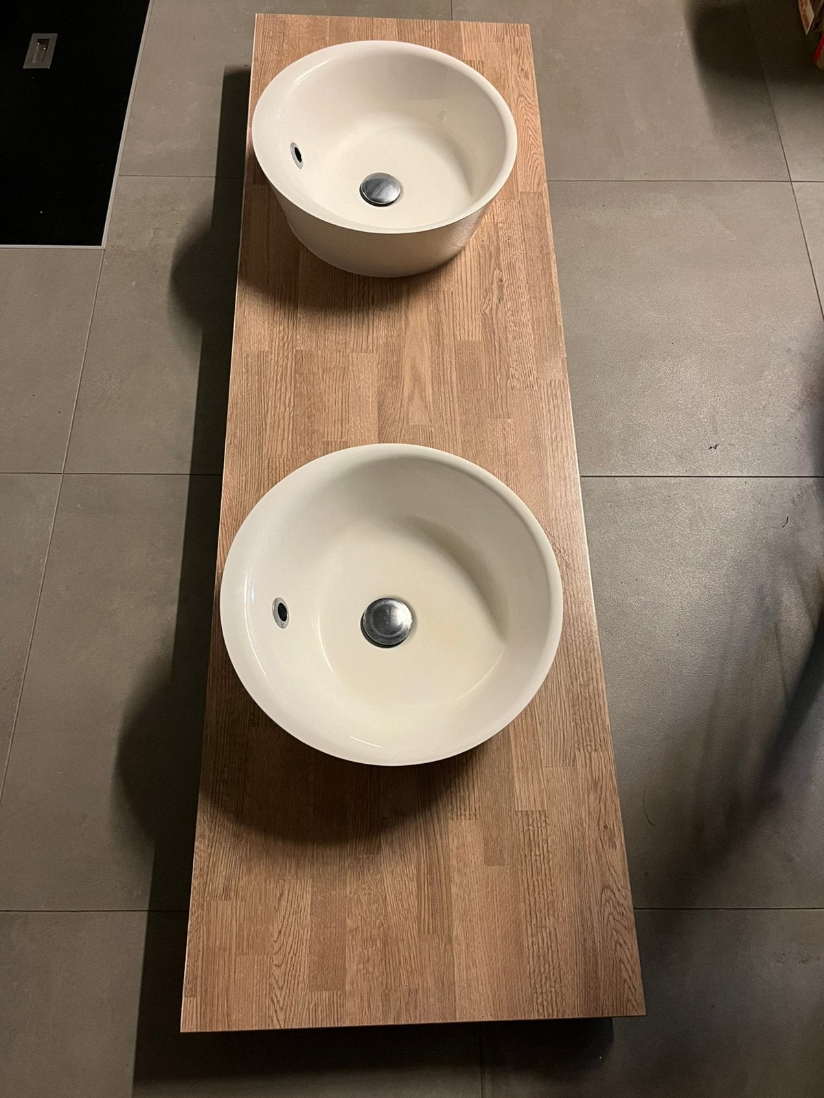 Deux vasques encastrées IKEA + plan de travail, Maison & Meubles, Enlèvement, Utilisé, Lavabo ou Évier