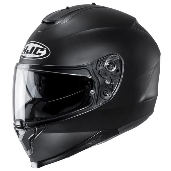 Motorhelm HJC C70N Mat Zwart maat XL, Ophalen, Heren, Integraalhelm, Tweedehands